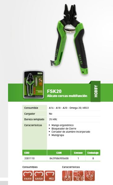 Grapadora salki FSK20