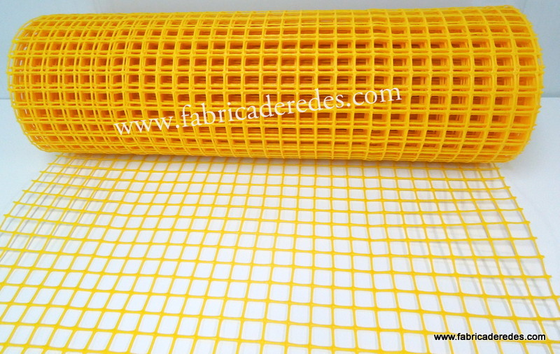 Malla plástica Amarilla 3cm
