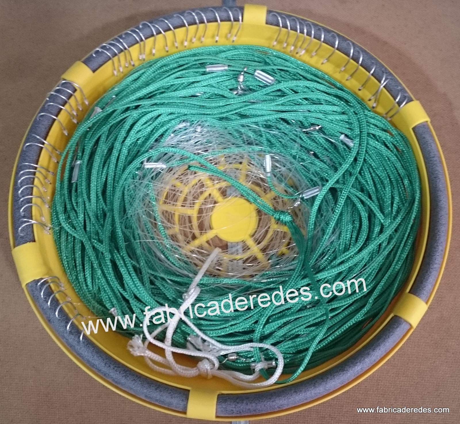 Palangre de trencilla de nylon para fondo