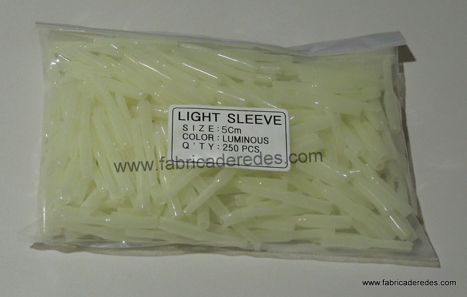 Bolsa de 250 unidades de protector luminoso de 5cm